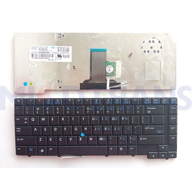 Teclado de EE. UU. Para HP Compaq 8510 8510p 8510W