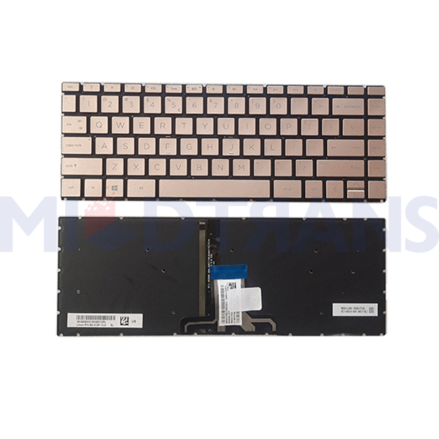 US para HP Pavilion X360 14-CK 14-CD 14M-CD 14-CE 14-DQ TPN-Q221 Teclado para computadora portátil 14-DG con luz de fondo