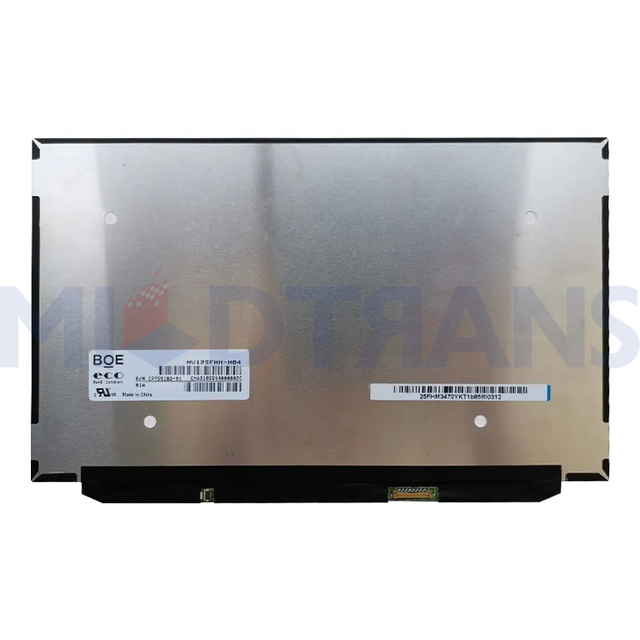 12.5 "LQ125D1JW33 3840 (RGB)*2160 UHD IPS SLIM 40 PIN PINS PERSE