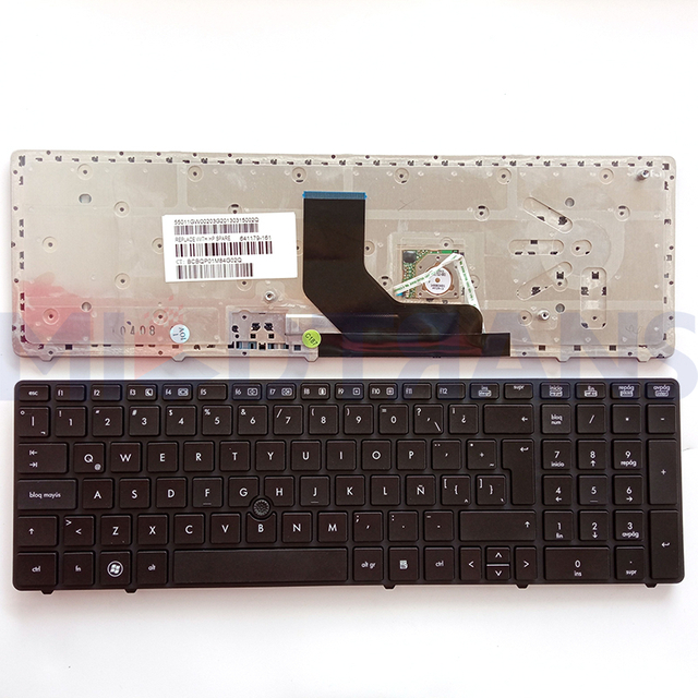 LA para HP EliteBook 8560p 8570p 8560b 6560b 6565b 6560p Reemplazo del teclado de la computadora