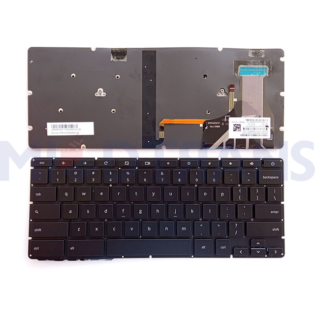 EE. UU. Para HP Specter Pro 13 G1 Keyboard de la computadora portátil Negro