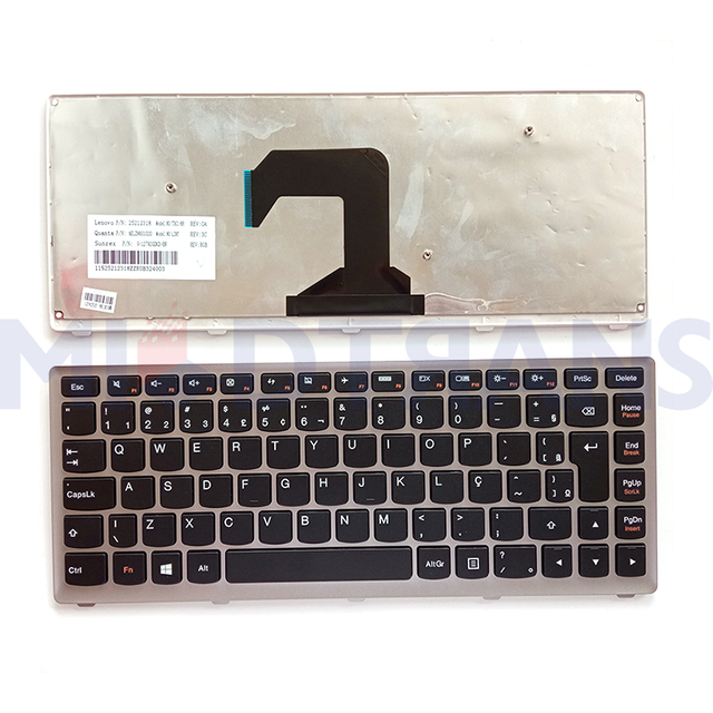 Nuevo BR para el teclado de la computadora portátil Lenovo U410