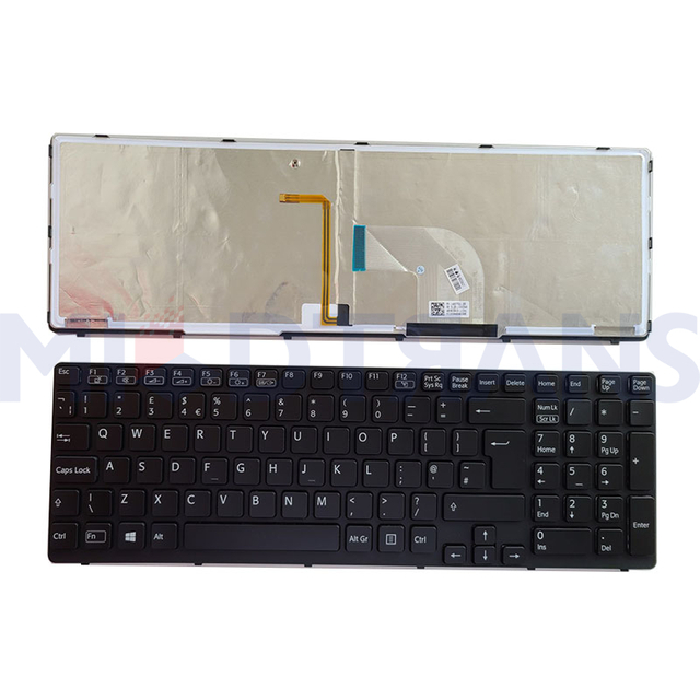 Nuevo UI para el diseño del teclado de la computadora portátil Sony Sve15