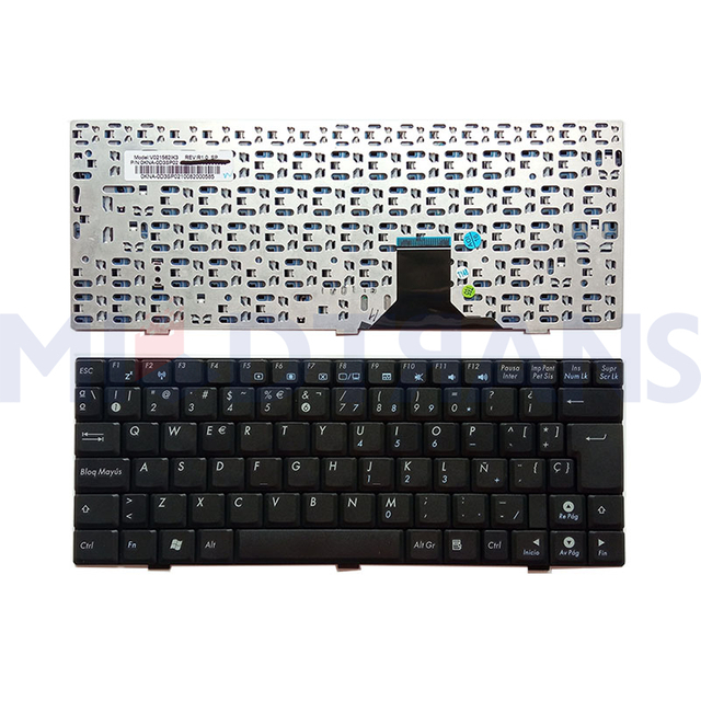 Nuevo SP para ASUS EEE PC EPC 1000 1000H 1000HD 1000HE 1000HA EPC1000 EPC 1000 LAPTOP KEYLAY