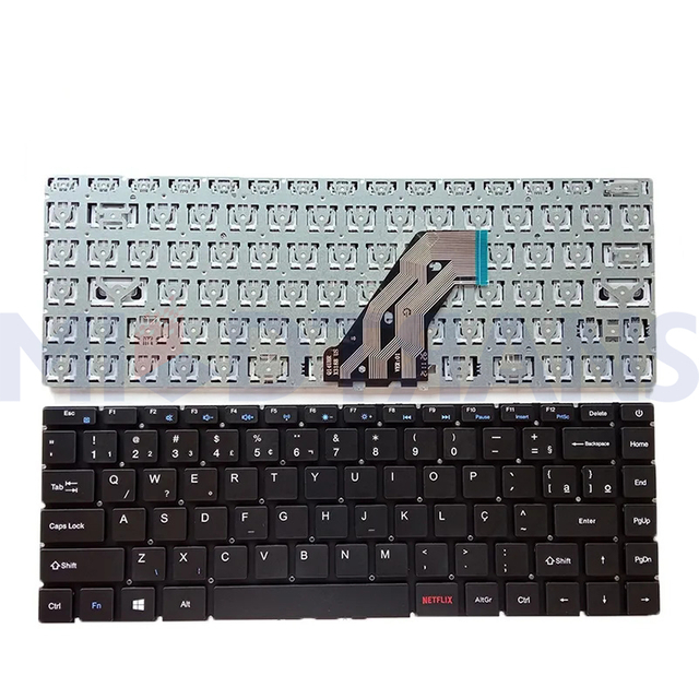 BR para Zyres Pro A7410/Q14UHR/X318B/211126/GWTN141 Teclado para computadora