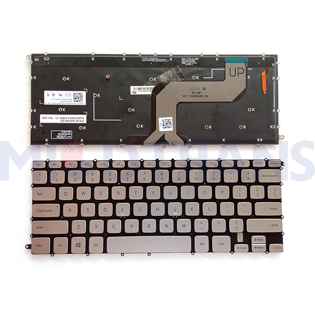 US para Dell Inspiron 14 7000 7437 N7437 P42G Teclado retroiluminado