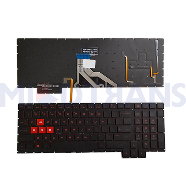 US para HP Omen 15-CE 15-CE010CA 20CA 30CA 40CA 50CA 60CA 70CA Teclado portátil