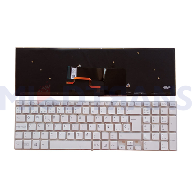 SP de retroiluminación para Sony VAIO SVF15 SVF15N SVF15N1 SVF15N2 ES Keyboards