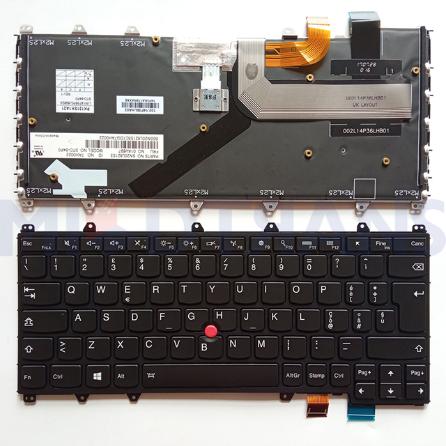 Nuevo PO para Lenovo Yoga260 Diseño del teclado portátil