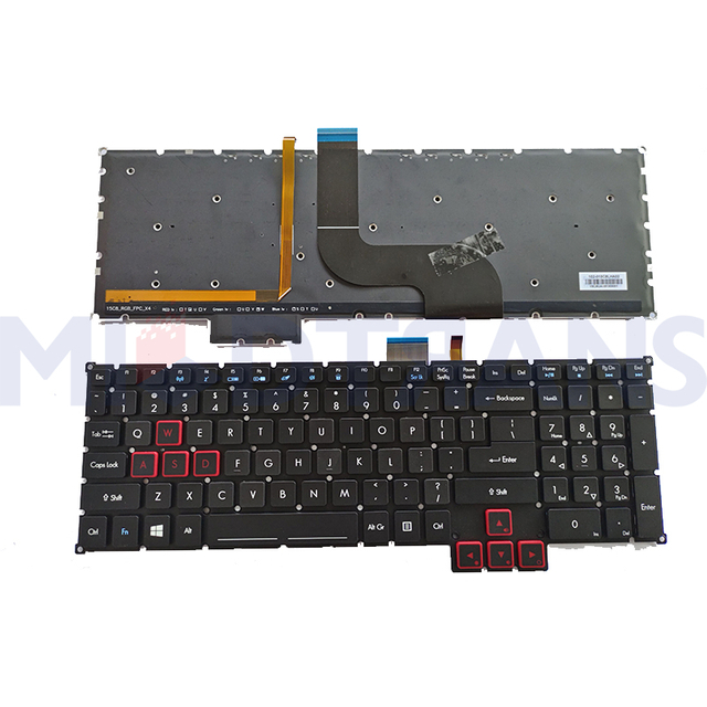 Teclado UI para Acer Predator 15 G9-593 G9-592 G9-591 17 G9-791 G9-792 G9-793 EG5P-A50BRL