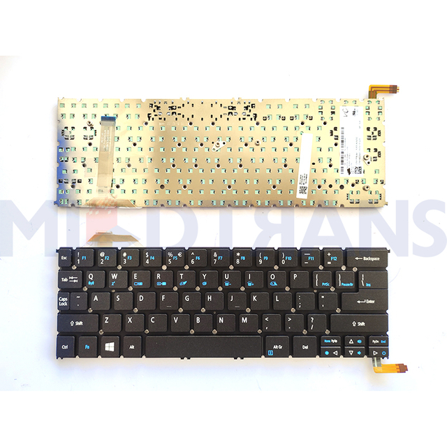 Nuevo teclado de la computadora portátil de EE. UU. Para Acer Aspire R13 R7-371 R7-371T R7-372