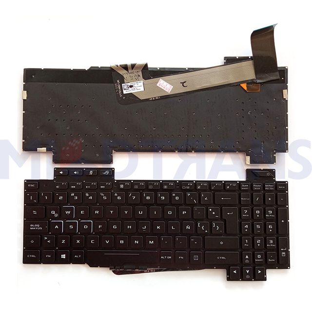 Teclado retroiluminado de LA para ASUS ROG STRIX GL503 GL503VD-DB74 GL503VM GL503VS