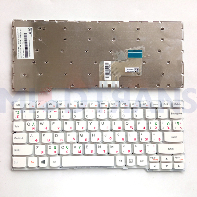Teclado para computadora portátil de EE. UU. Para Lenovo 700-11isk Yoga311 700-11 710-11 Reemplazar inglés