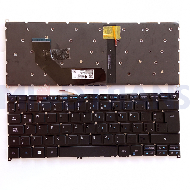 LA para Acer S13 SF314-41 SF514 SF314-52 SF314-52G SF314-53G SF314-55G S5-371 SF5 VX15 Teclado para la computadora portátil