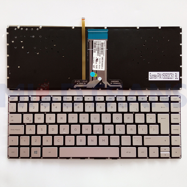 Teclado para computadora portátil LA para HP 14-AB 13-U 14-AB005TX 14-AB011 14-AB141 14-AB010