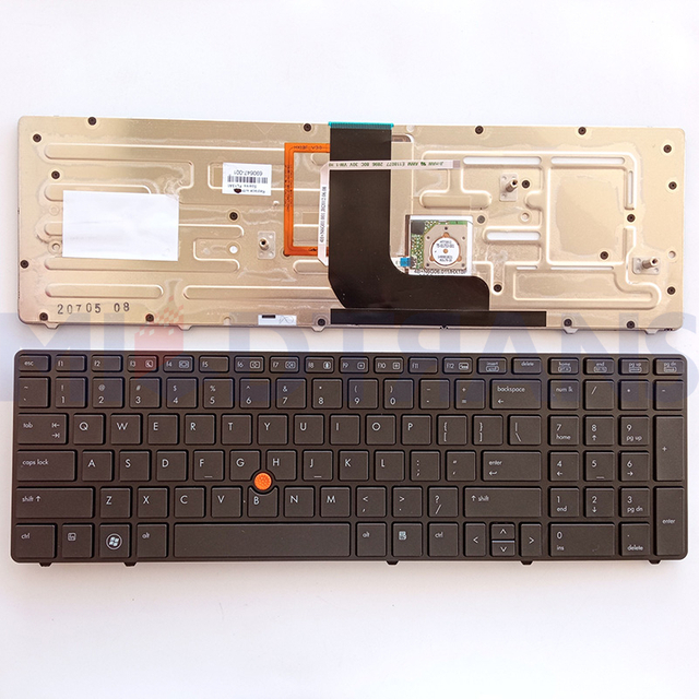 NUEVO teclado de EE. UU. Para HP Probook 8560W 8570W Laptop Black