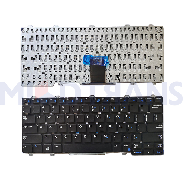 Retrocedente de EE. UU. Para Dell Latitude 7280 7380 E5250 E7270 E5270 E7250 3150 3160 3165 Teclado