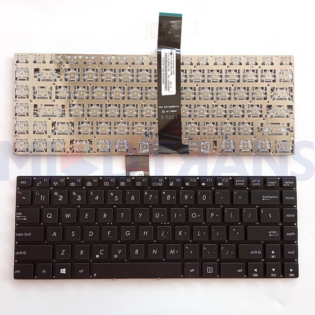 Teclado portátil de EE. UU./SP para ASUS N46 U37 U37VC U47 U47A U47VC NUEVO NEGNO INGLÉS