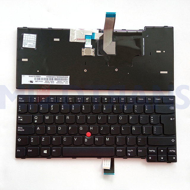 LA para el teclado de la computadora portátil Lenovo E470