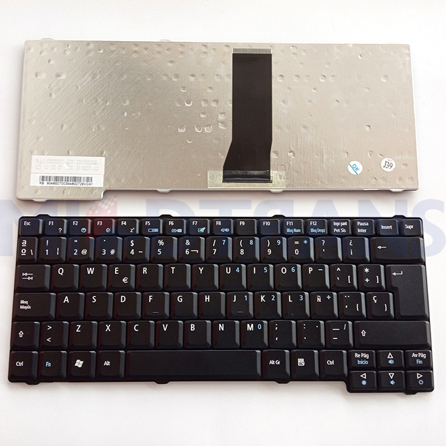 Teclado para laptop SP para Acer Aspire 1500 1620 Travelmate 240 250 2000 TM240