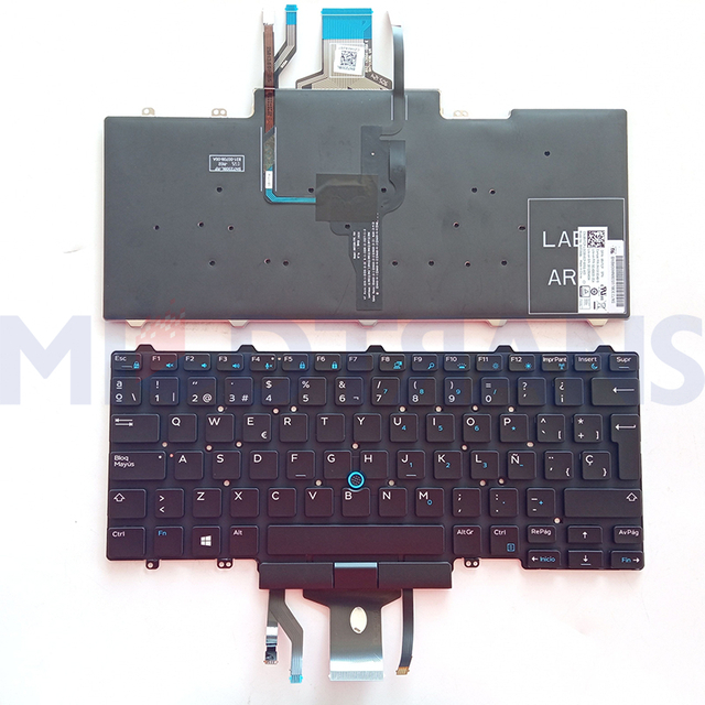 Nuevo teclado SP para Dell Latitude E5450 E7450 E5470 E7470 E5480 E5490 02X4RD 0NY63M