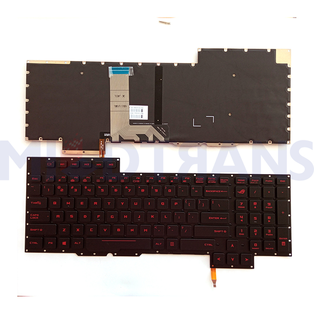 Teclado de EE. UU. Para Asus Rog Zephyrus GX701GW GX701 GX701GX Teclado