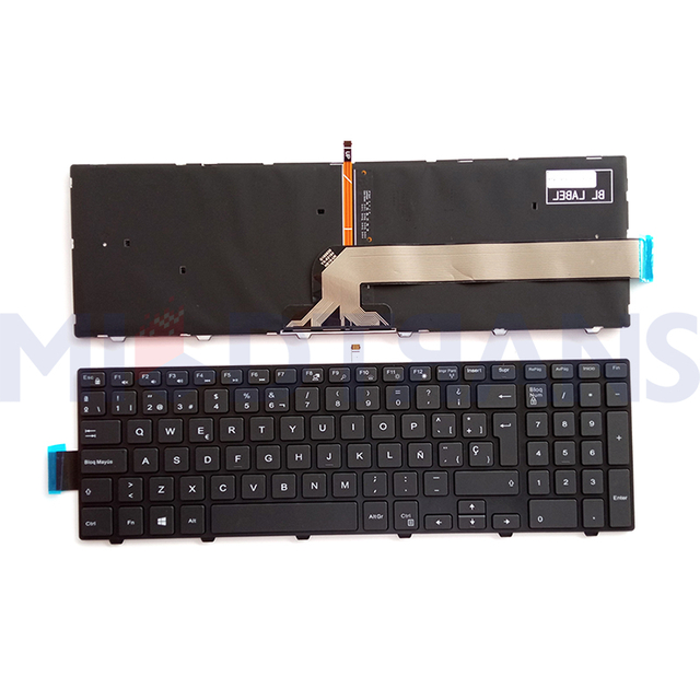 Teclado SP para Dell Inspiron 15 3000 5000 3541 3542 3543 5542 3550 5545 5547 3551