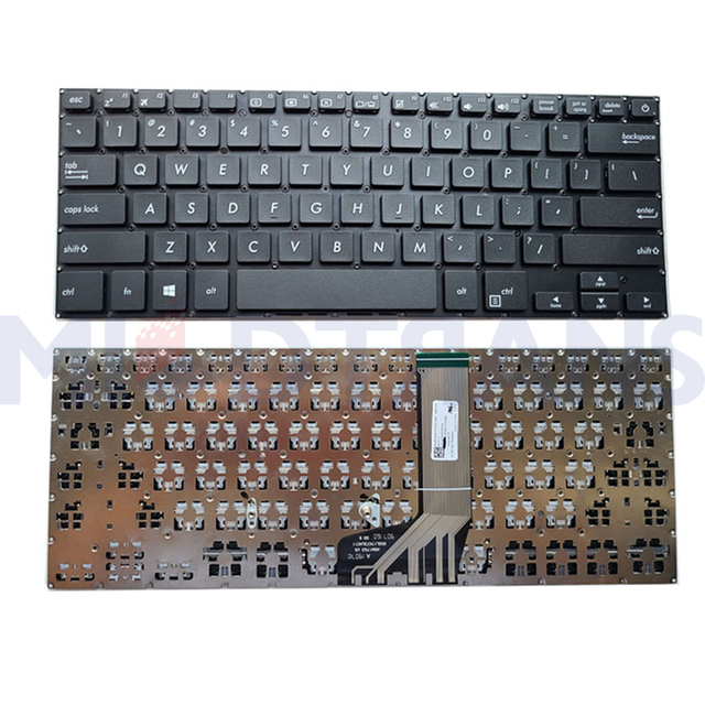 Nuevo teclado de la luz de fondo de EE. UU. Para teclados de cuaderno ASUS X411 S410