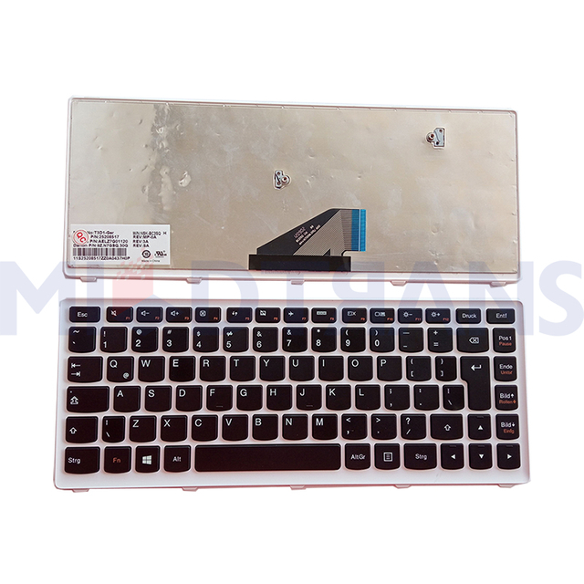 Teclado de interfaz de usuario para el teclado de la computadora portátil Lenovo IdeaPad U310