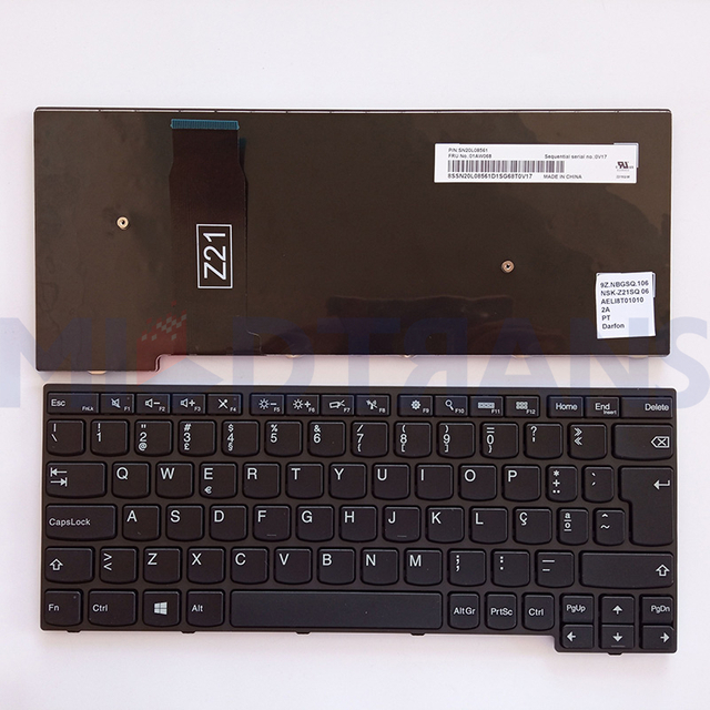 Nuevo PO para el diseño del teclado de la computadora portátil Lenovo Yoga11e