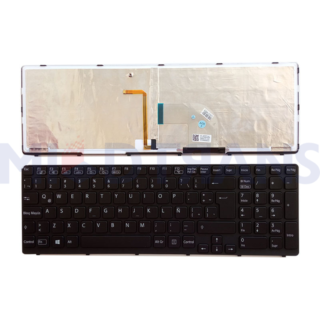 Nuevo LA para el diseño del teclado de la computadora portátil Sony Sve15