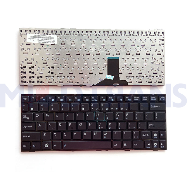 Teclado de EE. UU. Para ASUS EPC 1005PEB NEGRO NECHO NEGRO NUEVO PAPTOP TECLADORES