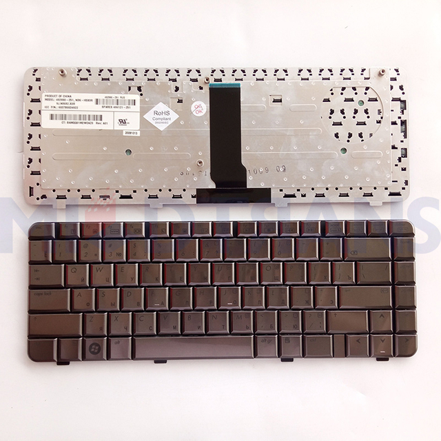 Teclado para laptop RU para HP Pavilion DV3000 DV3100 DV3500 DV3500T DV3600 DV3600T