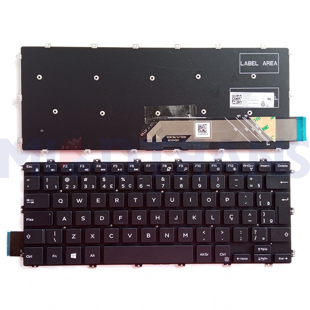 BR para Dell Vostro 3300 3400 3500 V3500 V3300 V3400 P10G Notebook Keyboard