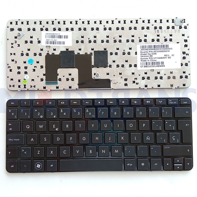 Nuevo teclado SP para HP Mini 210 Mini 210 210-1000 2102 Serie Laptop Pink AenM6B00130 NM6D