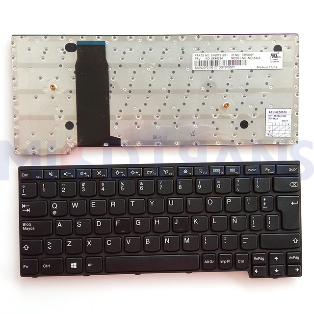 Nuevo LA para Lenovo Yoga11e No04x6224 Teclado para computadora portátil
