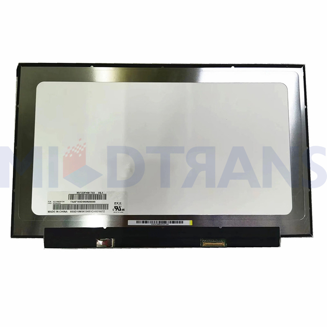 13.3 "NV133FHM-T03 NV133FHM T03 FHD 1920*1080 EDP 40 PINS LCD Pantalla