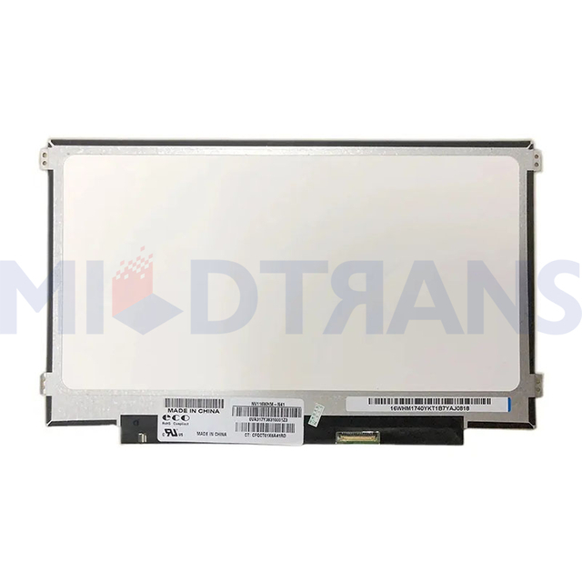 Reemplazo de 11.6 pulgadas 1366 (RGB)*768 LCD NV116WHM-N45 N116BCA-EA1 IPS para pantalla portátil BOE LCD
