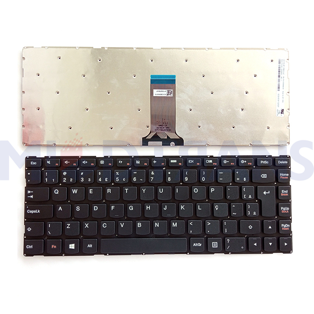 Teclado BR para Lenovo IdeaPad 100S-14IBR S41-70 Flex 3 14 3-14 500S-14 100S-14IBR 100S-14ISK U31