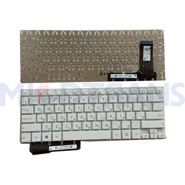 Nuevo teclado de laptop RU para ASUS E202 E202S E205 E202MA Reemplazo