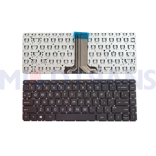 Nuevo teclado de EE. UU. Para HP 14S-DK 14S-DP 14S-DQ 14S-CR 14S-CF 14-CE 14-CF 14-DF 14-DK 14-CK 14-CD