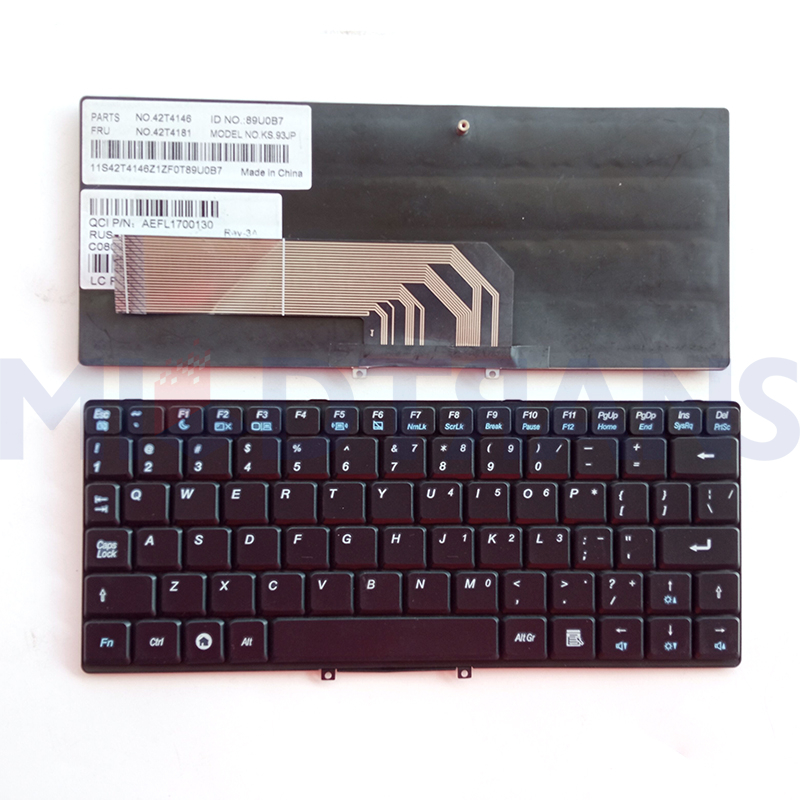 NUEVO teclado de laptop de EE. UU. Para Lenovo S9 S10 S10-1 S10E M10 3G M10W S9E S20 Reemplazo de teclado