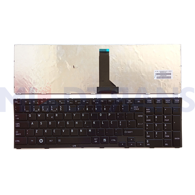 Nuevo PO para el teclado de la computadora portátil Toshiba R850