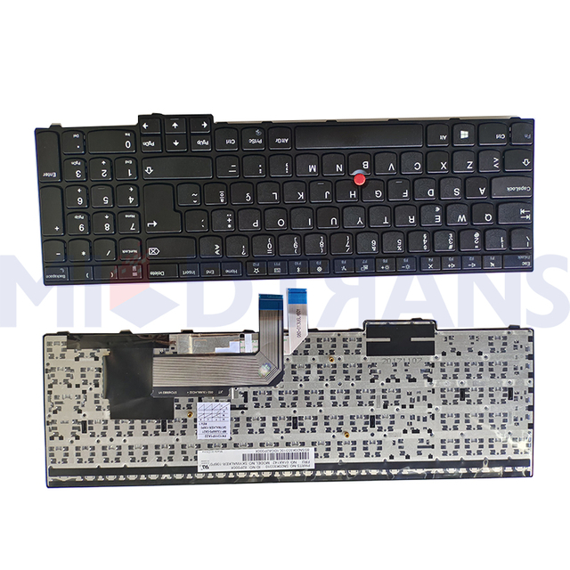 Nuevo PO para el teclado de laptop Lenovo E570 Layout