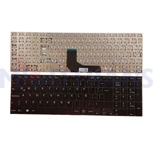 Nuevo LA para Sony SVF15A Teclado para computadora portátil Negro
