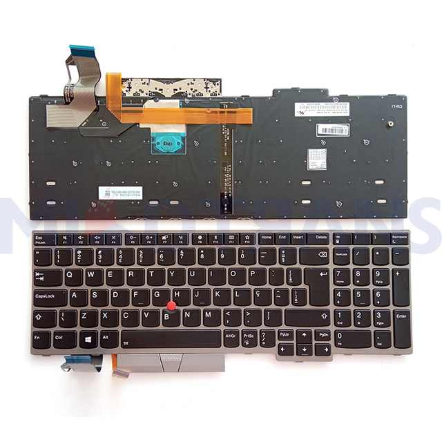 Nuevo BR para el teclado de laptop Lenovo E580 Diseño