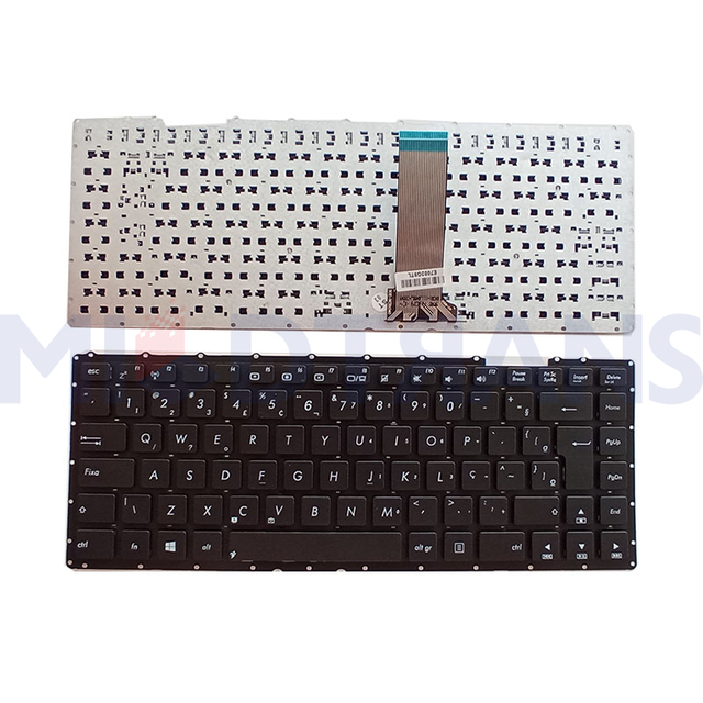 Nuevo teclado BR para el teclado de laptop ASUS D451