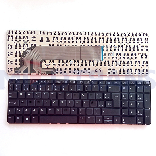 Nuevo teclado SP para HP Probook 450 G0 Go 450 G1 455 G1 470 G1 con marco negro