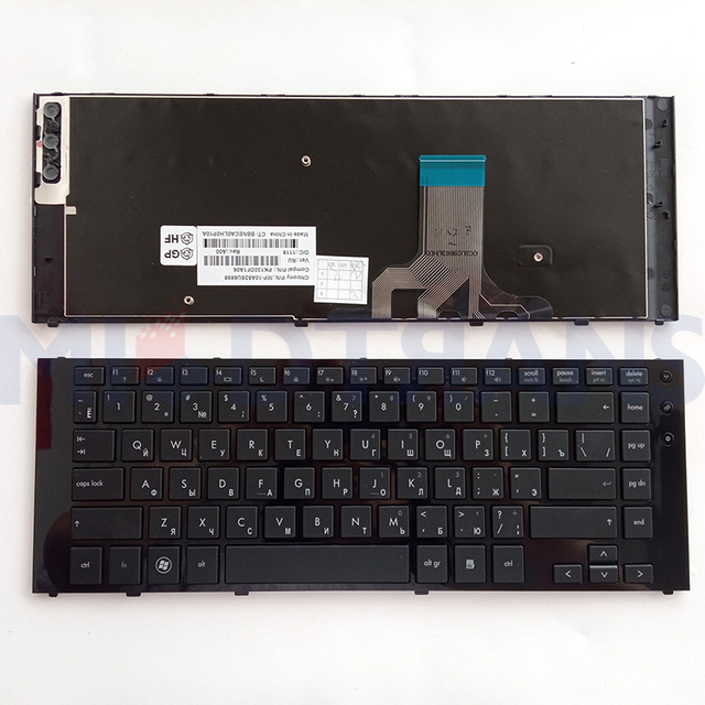 Teclado portátil RU para HP Probook 5320 5320M Serie