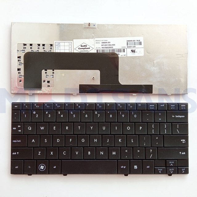 EE. UU. Para el teclado de la computadora portátil rojo HP Mini 1000 Mini 700